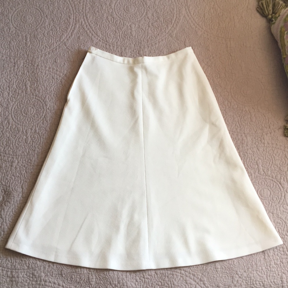 Vintage White A-like Skirt